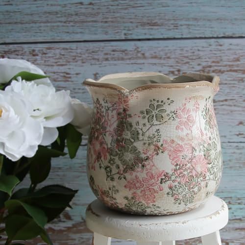 Ceramic Pots for Plants (Pastel Meadow)