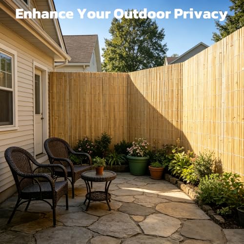 Natural Bamboo Slat Screening (6ft*10ft)