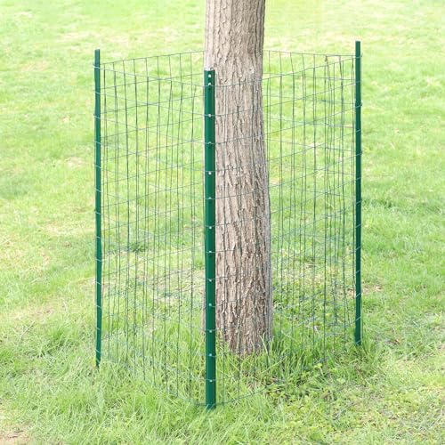 Green PVC Coated Welded Wire Fence 24" x 100' Roll (Green / 2''x3'' 16GA 24''x100')