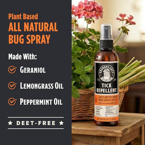 Natural Tick and Mosquito DEET (4 Fl Oz (Pack of 1))