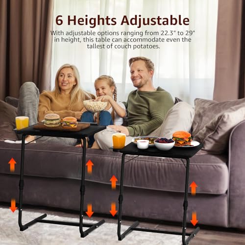 TV Trays Set of 4 (Black)