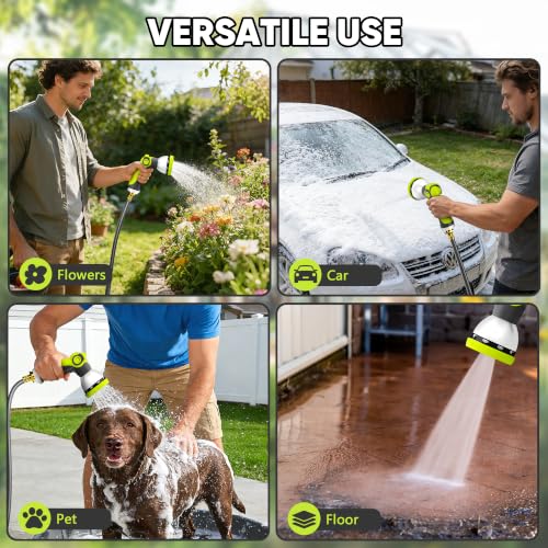 75 FT 5 8" Retractable Garden Hose Reel (Upgrade-green / 75FT-5/8")