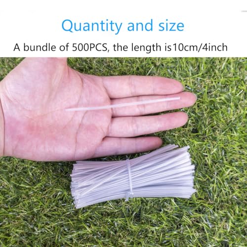 Plastic Clear 4" Twist Ties (4 Inch / Clear)