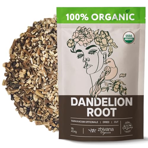Organic Dandelion Root Tea Loose Leaf 16 oz (16 oz)
