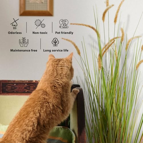 5FT 2 Pack Artificial Horsetail Grass (2 Count)
