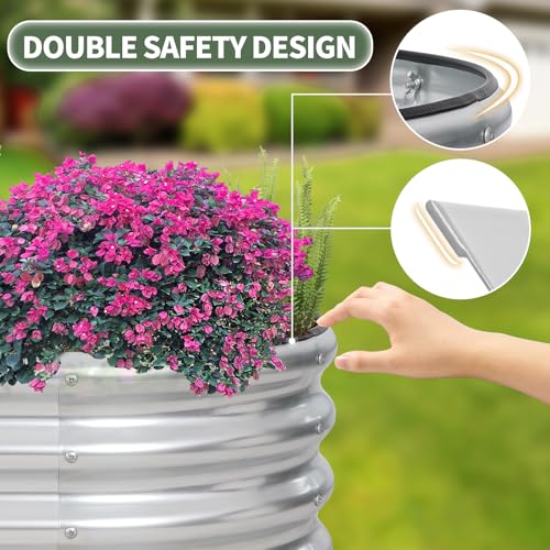 Galvanized Raised Garden Bed Outdoor