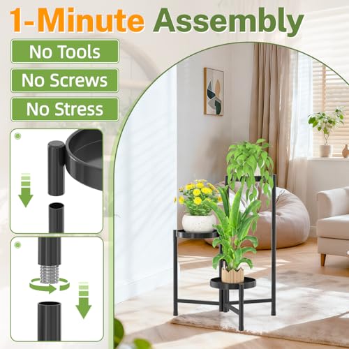 Plant Stand Indoor Outdoor (3 Count)