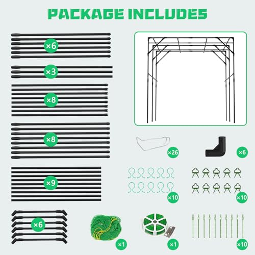 79" H x 79" L Garden Arch Trellis (79" L x 79" W x 79" H)