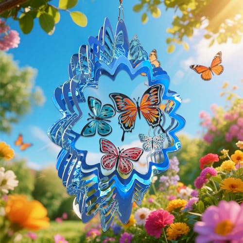 Butterfly Wind Spinner