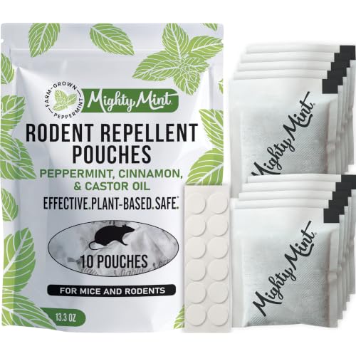 Rodent Repellent Pouches with Glue Dots (10 Pouches)