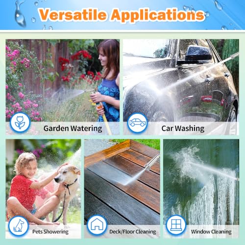 Full Size Garden Hose Nozzle (1 Pack / Zinc Alloy)