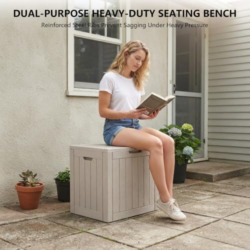 Outdoor Storage Box (Grey / 35 Gallon 3.0)