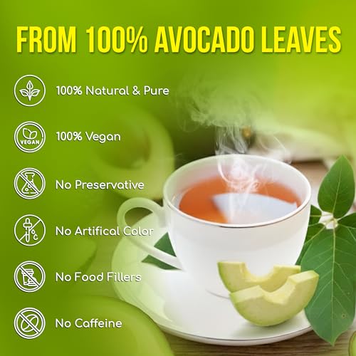 Premium Avocado Leaf Tea Bags (40 Tea Bags)