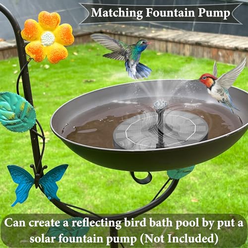 Free Standing Bird Baths for Outdoors (Butterfly)