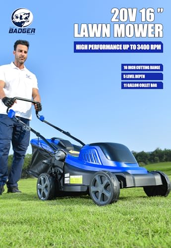 40V 16 in Brushless Electric Cordless Lawn Mower