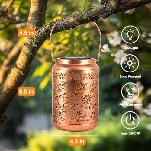 Solar Lanterns Outdoor Waterproof (Butterfly)