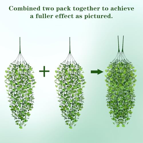 Artificial Hanging Plants (Four Leaf Clover / 4Pcs Plants)
