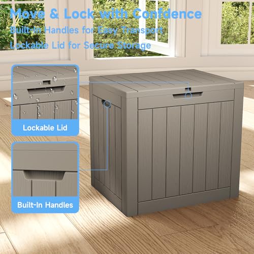 36 Gallon Deck Box (Grey / 36 gallon)