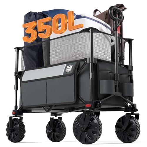 Foldable Wagon 350L Extendable Height (Gray / 350L)