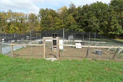 Poultry Netting 1" or 2" Mesh Heavy Knotted Nets Aviary Gamefowl Quail Chicken Bird Block Net Long Lasting Break