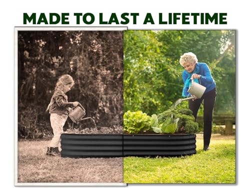 Galvanized Raised Garden Beds Outdoor (2 Count)