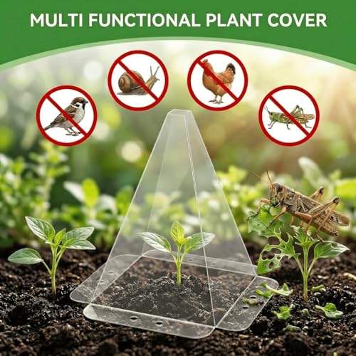 30 Pack Garden Cloches (Transparent)
