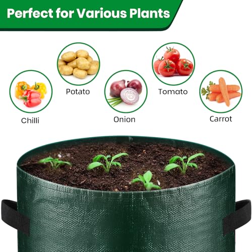 10 Gallon 3 Pack Potato Grow Bags (3 Count)