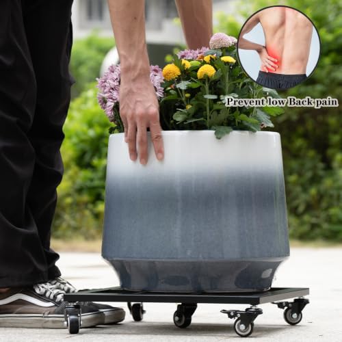 16" Square Plant Cart with Wheels (16in)