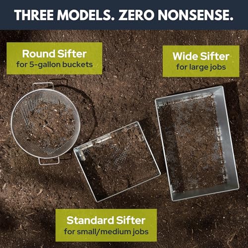 Wide Soil Sifter