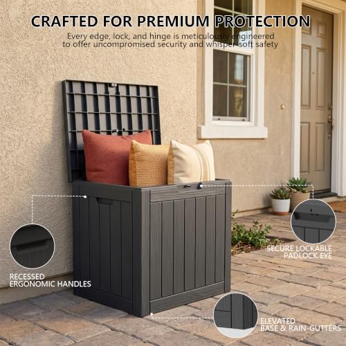 Outdoor Storage Box (Black / 35 Gallon 3.0)