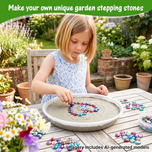 3PCS Round Stepping Stone Mold (10"/3PCS / Transparent)