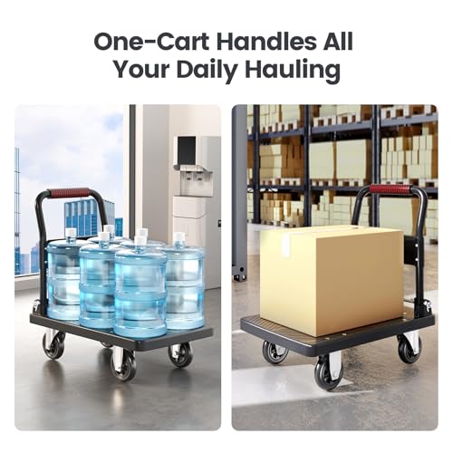 Upgraded Foldable Push Cart Dolly