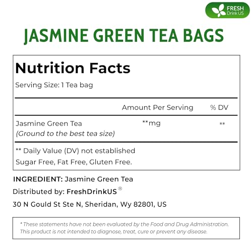 Premium 135 Jasmine Green Tea Bags (135 Tea Bags)