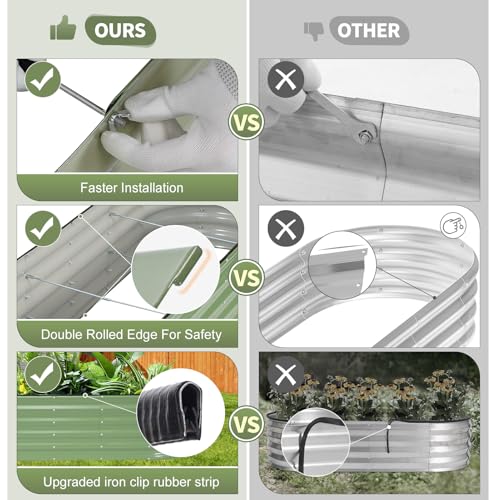 Galvanized Raised Garden Bed (2 Count)