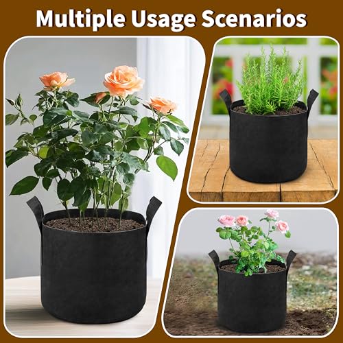 12 Pack 3 Gallon Grow Bags (12 Count)