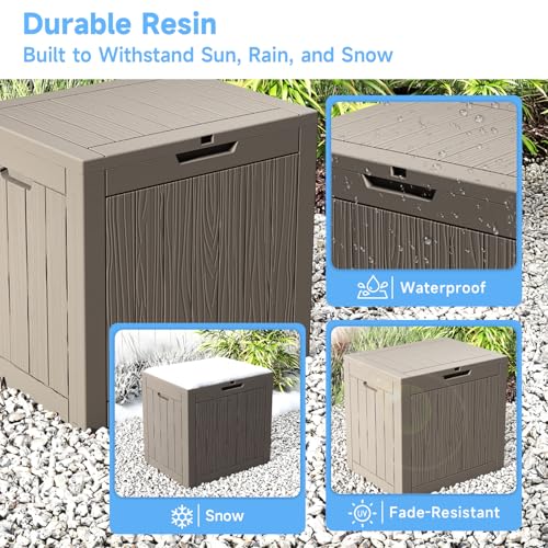 36 Gallon Deck Box (Grey / 36 gallon)