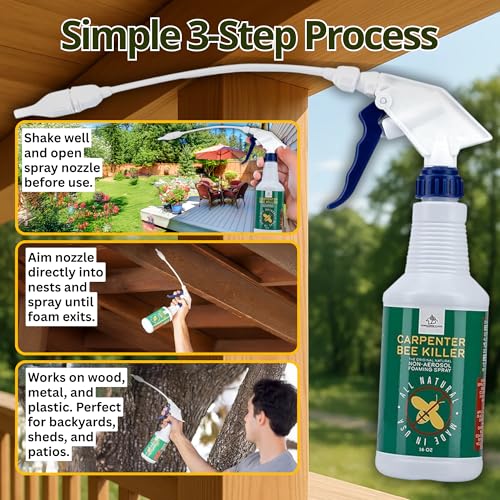 Carpenter Bee Spray for Sheds (16 0z - Carpenter Bee Spray)