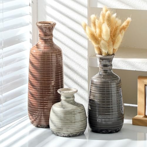 Ceramic Vases Set of 3 (3 Count)