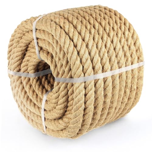 Natural Jute Rope Heavy Duty (50 Foot)
