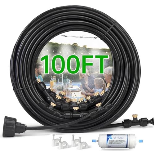 100FT Misting Cooling System for Patio & Garden