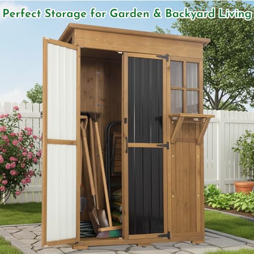 Outdoor Storage Cabinet (Black / 47" x 20" x 70")