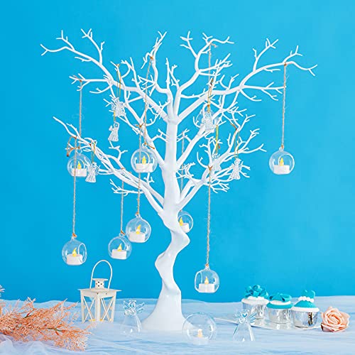 Mini Hanging Glass Tealight Holders Bulk (2.36 inches)