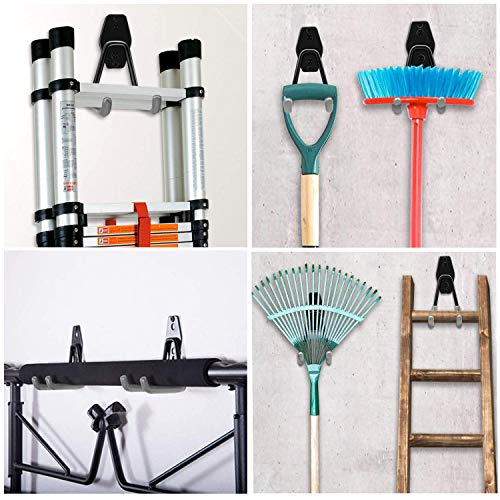 Garage Storage Utility Hooks (Gray)