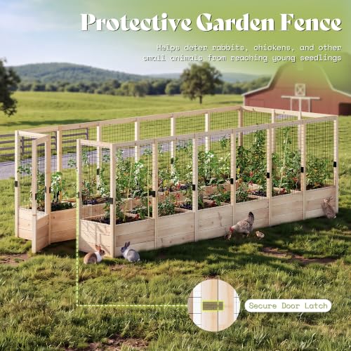 U Shape Raised Garden Bed (7.5x17x6 FT)