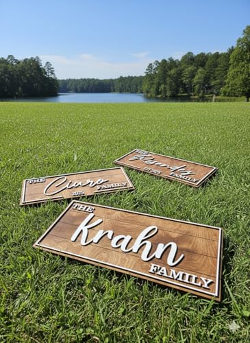 Personalized Family Name Sign (Large)