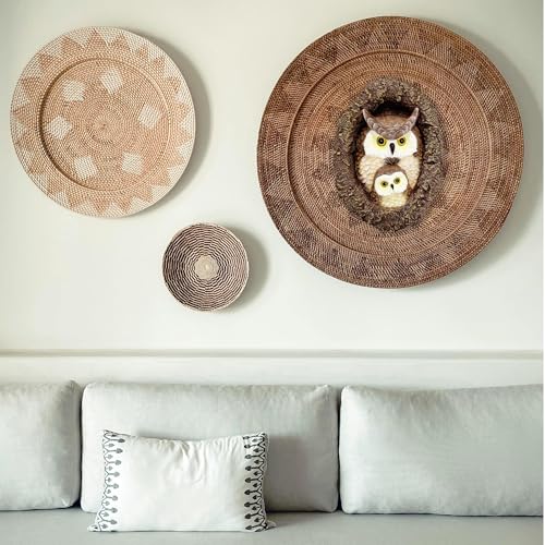 Owlet and Mom Owl Tree Faces