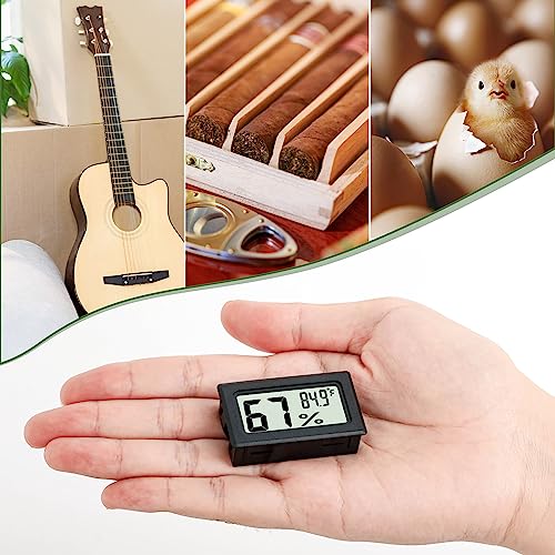 3 Pack Mini Hygrometer Thermometer Indoor Humidity Meter Digital