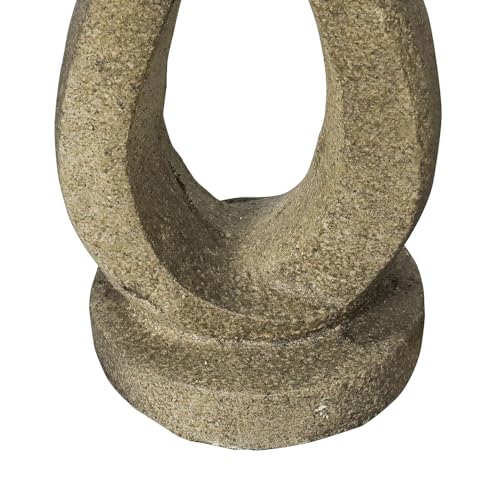 21.8" H Elegant Modern Bird Bath for Outsides Use (21.8" / Modern Curves Shaped)