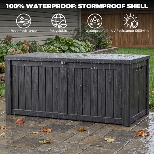 Outdoor Storage Box (Black / 150 Gallon 3.0)