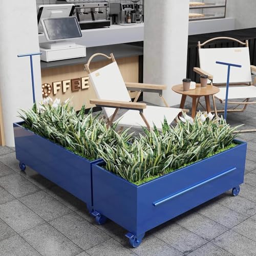 Raised Garden Bed Outdoor with Wheels